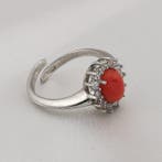 Koraal - Argento 925 - Ring, Antiek en Kunst