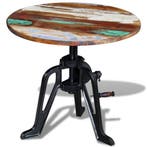 Bijzettafel 60cm | Hoogteverstelbaar | Tweedekansje, Huis en Inrichting, Tafels | Bijzettafels, 45 tot 60 cm, Rond, Zo goed als nieuw
