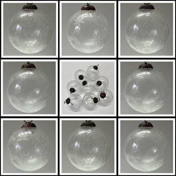 Kerstdecoratie (8) - Antieke Kerst Ballen / Heksen Ballen -, Diversen, Nieuw