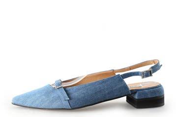 Notre-V Slingbacks in maat 42 Blauw, Notre-V, Zo goed als nieuw, Verzenden, Blauw