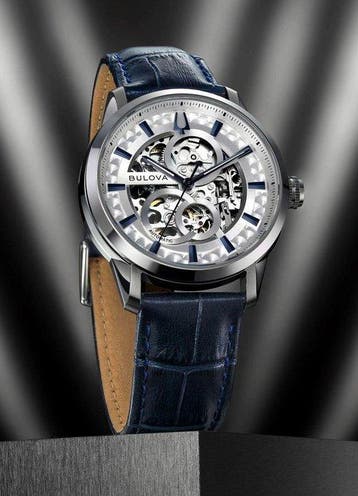Bulova - Collezione Surveyor Automatic Skeleton Blue Edition, Nieuw