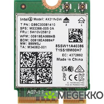 Intel Wi-Fi 6E AX211 (Gig+) Intern WLAN, Computers en Software, Verzenden, Nieuw, Intel