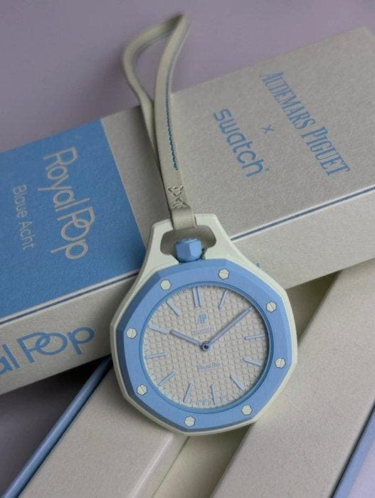 Swatch - Audemars Piguet x Swatch - Royal Pop - Blaue Acht -, Sieraden, Tassen en Uiterlijk, Horloges | Heren