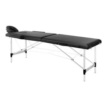 Balance Opklapbare Massagetafel Aluminium 2-Delig Zwart –, Ophalen of Verzenden, Nieuw