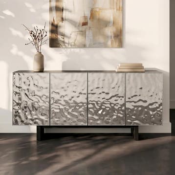 *WOONWINKEL* Kare Design Caldera Chroom Dressoir, Verzenden, Nieuw