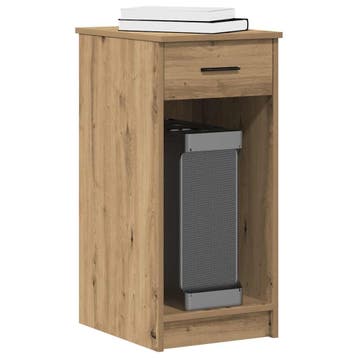 vidaXL Computertorenstandaard met lade 35x45x77 cm, Huis en Inrichting, Verzenden, Nieuw