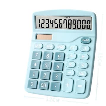 Rekenmachine Met Grote Toetsen - Kantoor - Groot - Blauw, Verzamelen, Verzenden, Nieuw