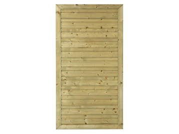 CarpGarant Vuren Scherm Rhombus Dicht in Kader 90 x 180 cm, Nieuw