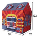 Speeltent Brandweer | Polyester | Premium | OP=OP, Kinderen en Baby's, Ophalen of Verzenden, Nieuw, Kunststof