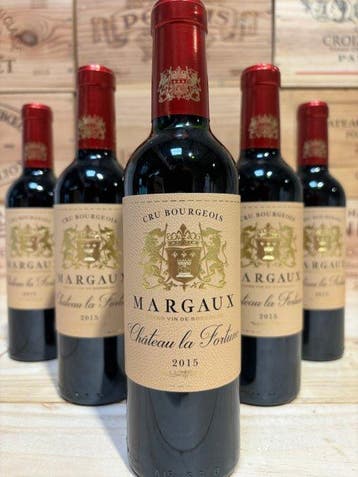 2015 Château La Fortune - Margaux - 6 Halve flessen (0.35L), Nieuw