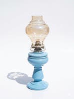 Lantaarn (2) - Been, Ivoor - Oosterse vaas + lamp