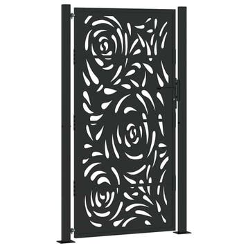 Hekwerk Poort Zwart | 35% Korting - Laatste kans, Met poort, Ophalen of Verzenden, Zo goed als nieuw, Sierhekwerk