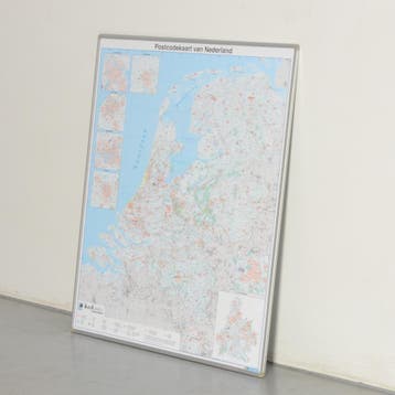 Smit visual landkaart, 120 x 102 cm, Nederland, Ophalen of Verzenden, Nieuw in verpakking