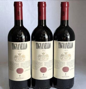 2022 Marchesi Antinori Tignanello - Toscane IGT - 3 Flessen, Nieuw
