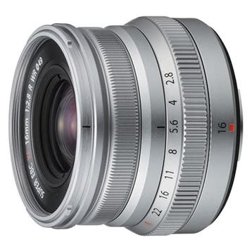 Fujifilm XF 16mm f/2.8 R WR Zilver objectief - Tweedehands, Verzenden, Gebruikt, Fujifilm, Groothoeklens