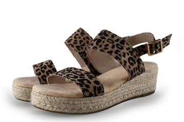 Dolcis Sandalen in maat 38 Panter, Dolcis, Overige kleuren, Verzenden, Sandalen of Muiltjes