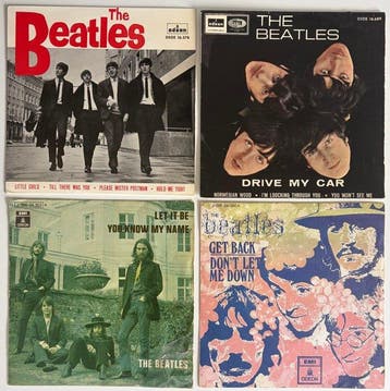 Beatles - RARE Spanish Odeon Collection 4 EP & Singles -, Nieuw in verpakking