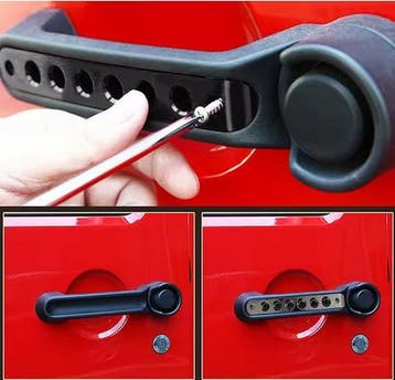 SK-Import Handgreep Afdekkap Zwart Jeep Wrangler, Ophalen of Verzenden, Nieuw, Jeep