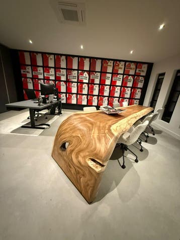 boomstamtafels watervaltafels, Nieuw, Hout