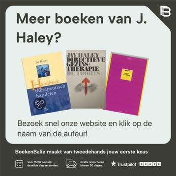BUITENGEWONE THERAPIE - J. Haley 9789060201978, Verzenden, Gelezen, J. Haley
