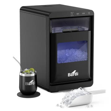 Bardi 1,8 LiIter IJsblokjesmachine Crushed Ice maker - ZWART, Witgoed en Apparatuur, Verzenden, Nieuw