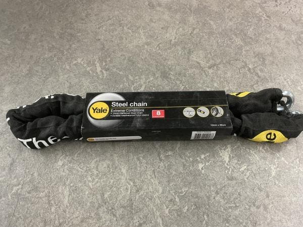 Veiling - 4x Yale kettingslot 90cm gehard staal YCHL1/10/900, Motoren, Accessoires | Sloten