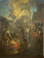 Seguace di Lieven Mehus (1627-1691) - Scena Bibblica