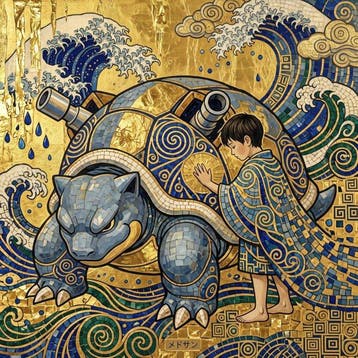 MEDSAN - Klimt Blastoise and the Great Wave () -, Nieuw