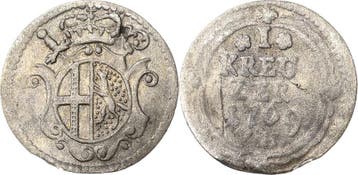 Kreuzer 1769, Fulda-bistum Heinrich Viii von Bibra 1759-1788, Verzenden