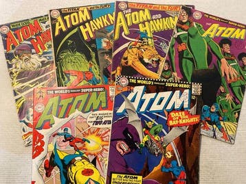 the Atom (1962) 6 comics in Range # 30 to 42. Silver Age, Nieuw