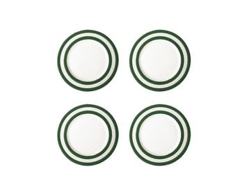 Cornishware Adder Green Set 4 x Ontbijtborden - 22 cm, Overige merken, Verzenden, Nieuw, Bord(en)