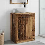 vidaXL Badkamermeubel met Wasbak Oud hout 54 x 35 x 83 cm, Verzenden, Nieuw