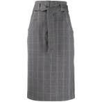 Isabel Marant Etoile • geruite wollen rok Vendel • 36, Verzenden, Nieuw, Maat 36 (S), Grijs