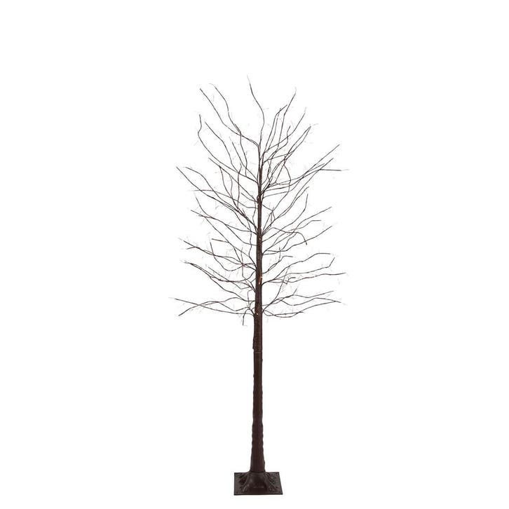 Kerst vloerlamp bruin boom 180cm incl. LED met timer IP44 -, Diversen, Kerst, Nieuw, Verzenden