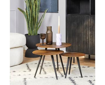 Bijzettafel set Ryas, Huis en Inrichting, Tafels | Bijzettafels, Ophalen of Verzenden, Nieuw