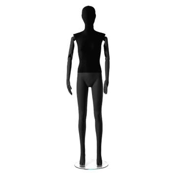 Vintage etalagepop dame zwart ZDFF08BLACK EX RENTAL