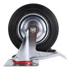Benson Zwenkwiel met rem - Ø 200 mm - Massief rubber - Ma.., Ophalen of Verzenden, Nieuw