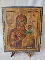 Icoon - Moeder Gods van Smolensk - Hout