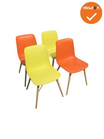 Laurel Chair - design kantinestoel - set van 4, Vergader- of Presentatieruimte, Ophalen of Verzenden, Gebruikt, Stoel