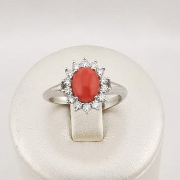 Koraal - Argento 925 - Ring