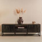 Tv-meubel Mangohout Brendon 165 cm, Verzenden, Nieuw, Overige houtsoorten, Industriële meubels