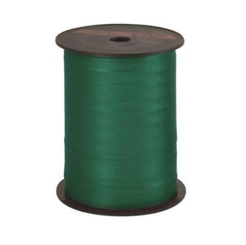 5m Mat groen lint - krullint - cadeau versiering (Sierlint), Ophalen of Verzenden, Nieuw