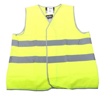 Veiligheidsvest M-Wear 0165 maat M/L - Verkeersvest  fluor, Verzenden