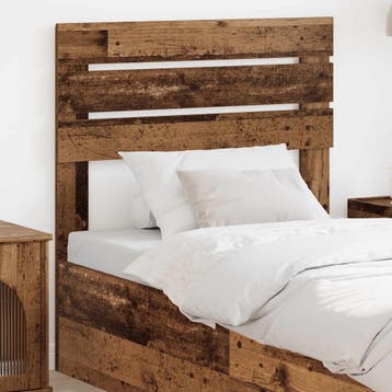vidaXL Hoofdbord Oud Hout Bewerkt hout, Verzenden, Nieuw, Bruin, Hout
