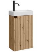 Toiletmeubel Bosco 40 x 22 cm Eiken Fonteinmeubel, Verzenden, Nieuw, Wastafel