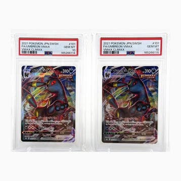 Pokémon - 2 Graded card - Umbreon #101 Full art, Foil - PSA, Hobby en Vrije tijd, Verzamelkaartspellen | Pokémon, Nieuw