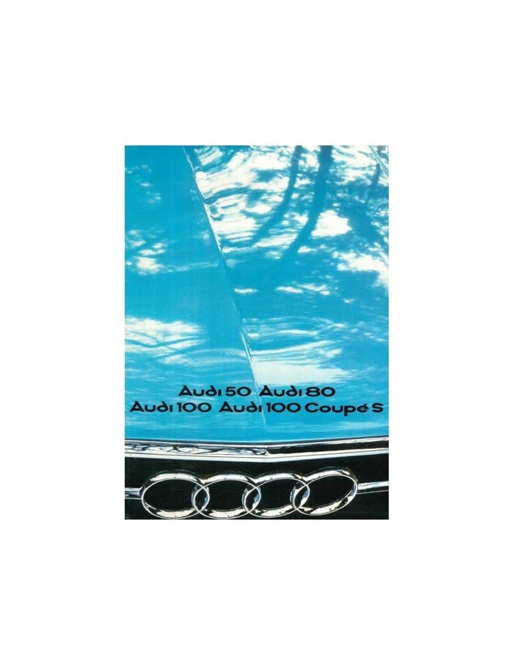 1976 AUDI PROGRAMMA BROCHURE FRANS, Boeken, Auto's | Folders en Tijdschriften, Audi