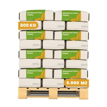 Meelworm Frass - Insectenmestkorrels (40x = 800kg - voor, Verzenden, Mest
