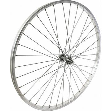 Falkx Voorwiel 28 inch - Aluminium - Zilver - Vaste as -..., Ophalen of Verzenden, Nieuw, Band