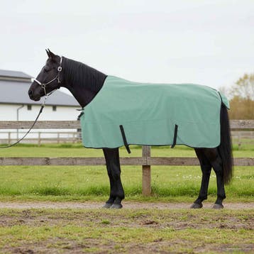 vidaXL Paardendeken Speciale Groen 125 cm Polyester Fleece, Dieren en Toebehoren, Verzenden, Nieuw